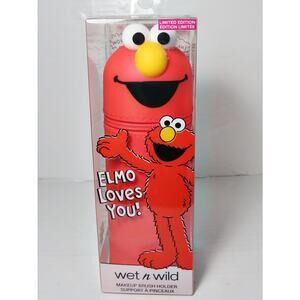 Wet N Wild Sesame Street Elmo Makeup Brush Holder Case Limited Edition Red